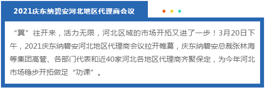 2021慶東納碧安河北地區(qū)代理商會議順利舉行，為河北市場開拓注入活力_壁掛爐自采暖