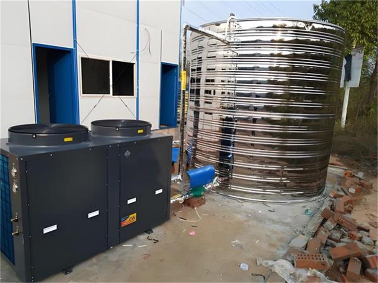 建筑工地空氣能熱水系統(tǒng)解決方案_空氣能加熱一噸水多少度電