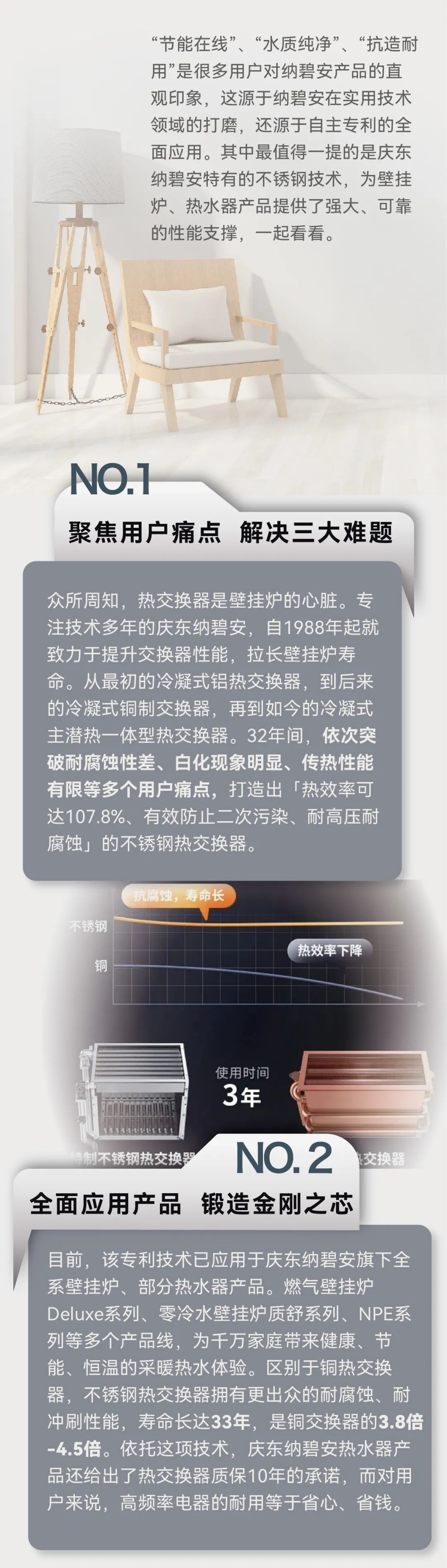 高效率 · 強(qiáng)心臟，感受慶東納碧安不銹鋼技術(shù)的獨(dú)特魅力_燃?xì)馐奖趻鞝t