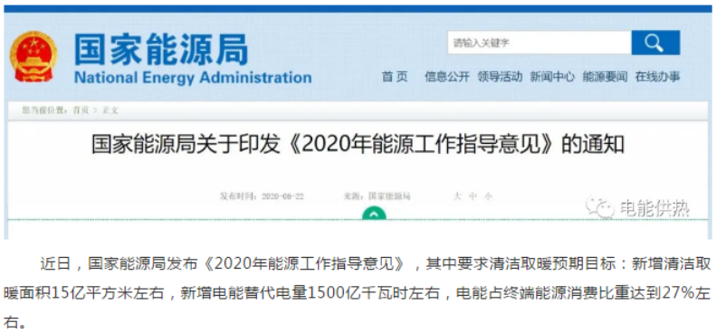 2020年全國(guó)新增清潔取暖面積約15億平方米_壁掛爐e3是什么故障
