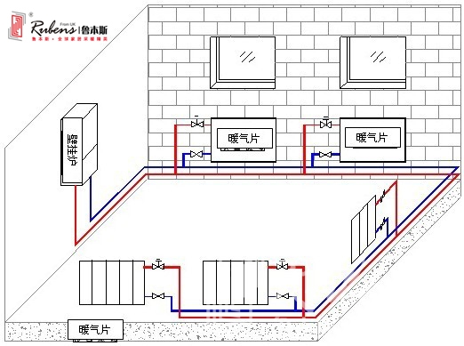 家用暖氣片獨(dú)立供暖安裝示意圖 南方家庭獨(dú)立采暖系統(tǒng)_暖如家網(wǎng)
